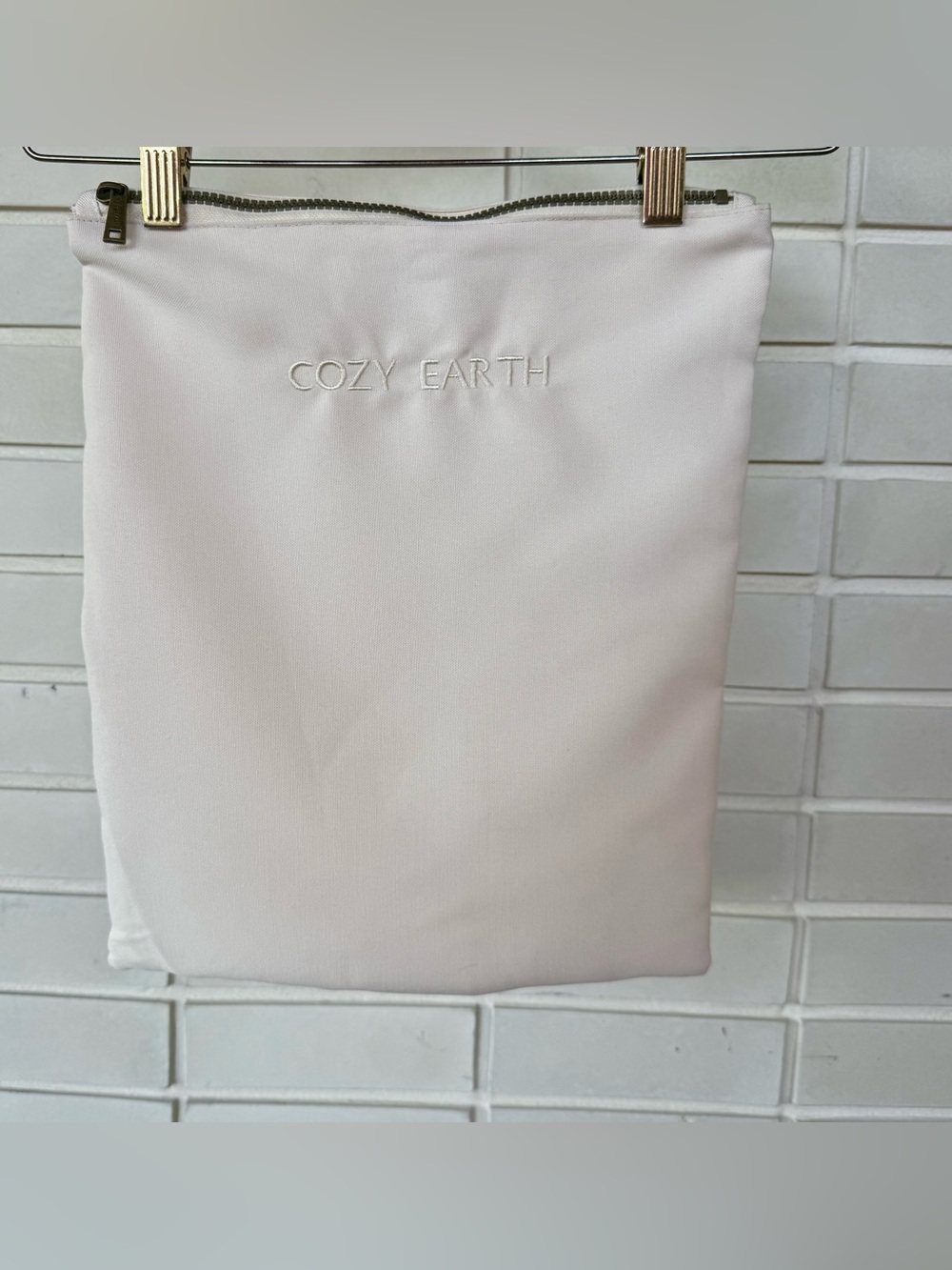 Cozy Earth Zip Storage Bag * Bamboo Blend Travel Pouch * Like New